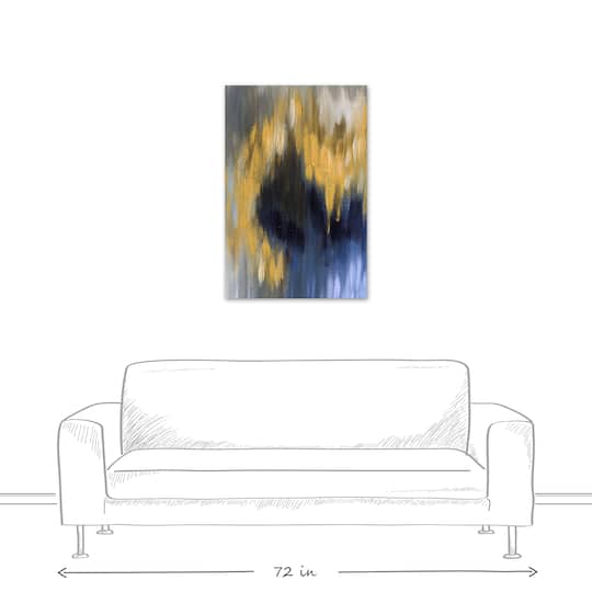 Glam And Gold Abstract 24" x 36" Canvas Wall Art